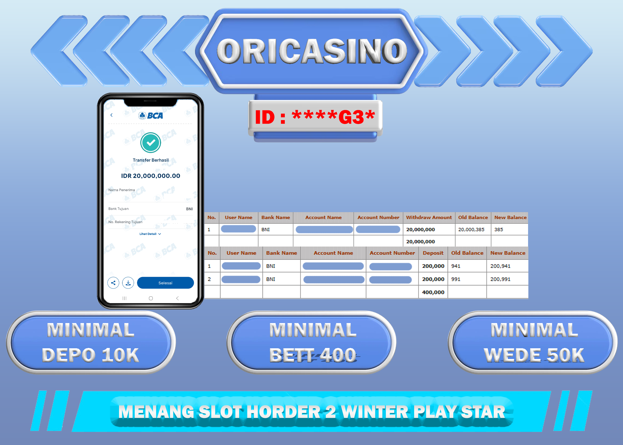 BUKTI KEMENANGAN SLOT HORDER 2 WINTER PLAY STAR